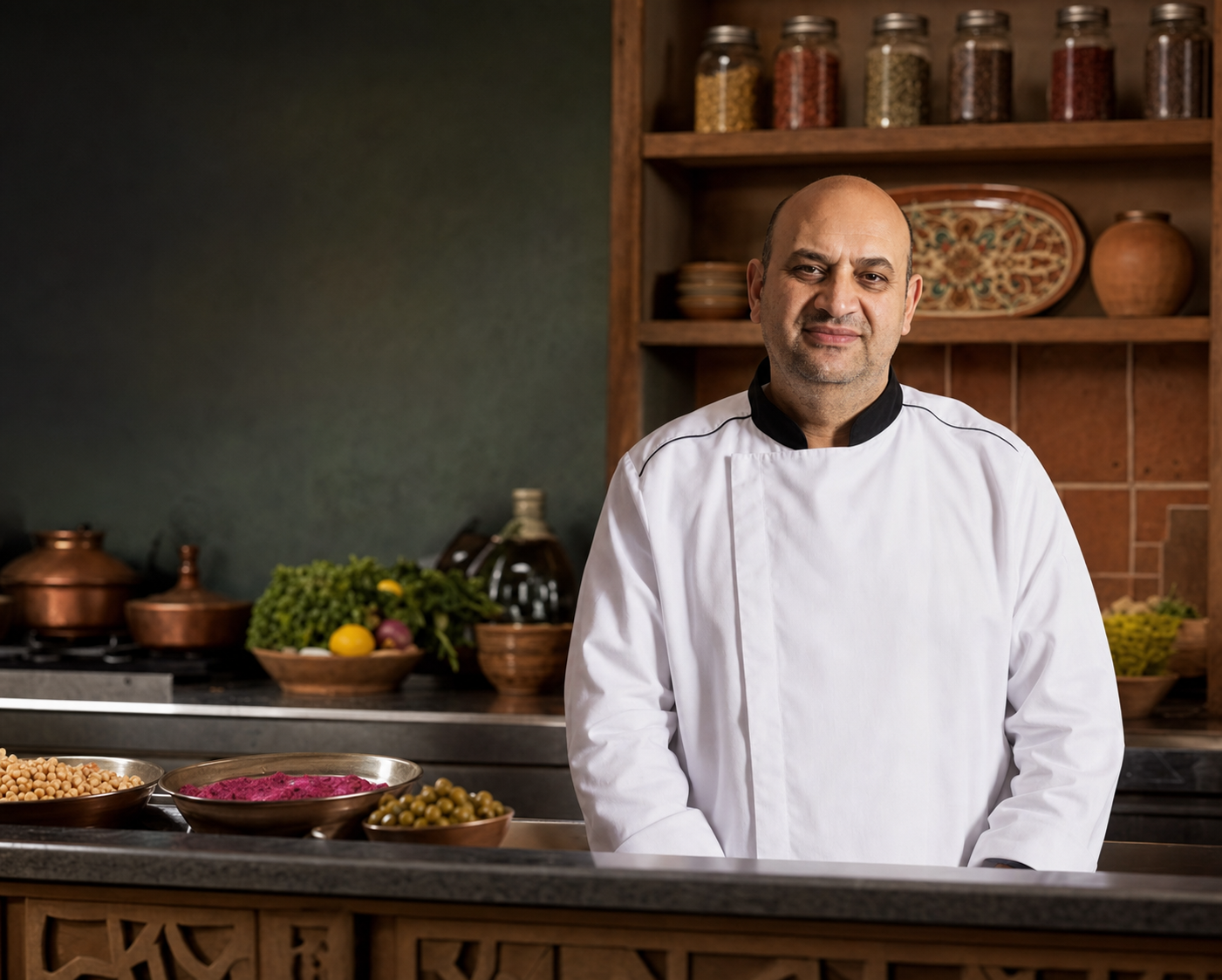 Ali Jibbaoui, chef du restaurant Le Libanais à Blois